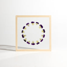 Load image into Gallery viewer, Wild Pansy tricolor frame -ONLY future orders
